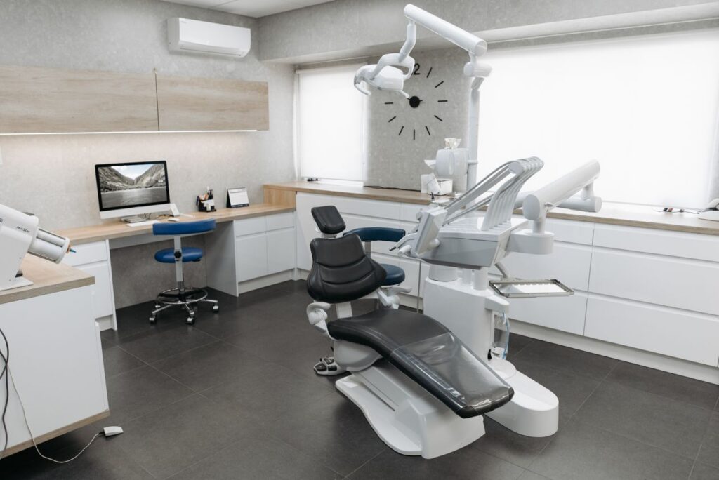 Patient and dental professional reviewing treatment options